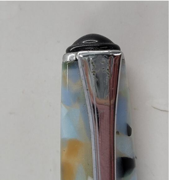 Levenger True Writer Sea Glass Fountain Pen Turquoise Vintage Writing Gift - Picture 5 of 9